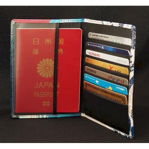 K12339-1 北斎の富嶽2景 パスポート入れ K123391