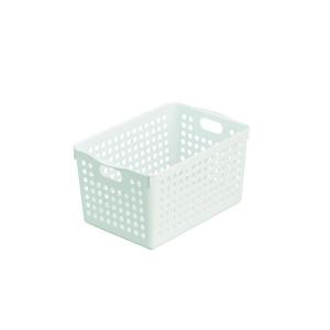 あさってつく対応 直送 代引不可・他メーカー同梱不可 イノマタ化学 4905596457763 ストックバスケット ディープ ホワイト #4577