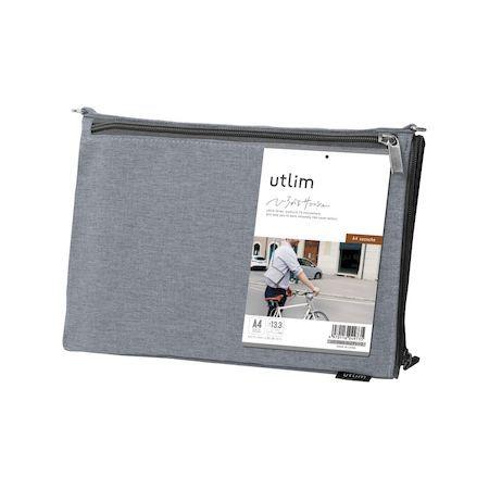 ソニック UT-3565-GL ユートリム ひろがるサコッシュ A4 タブレット収納 グレー UT3...