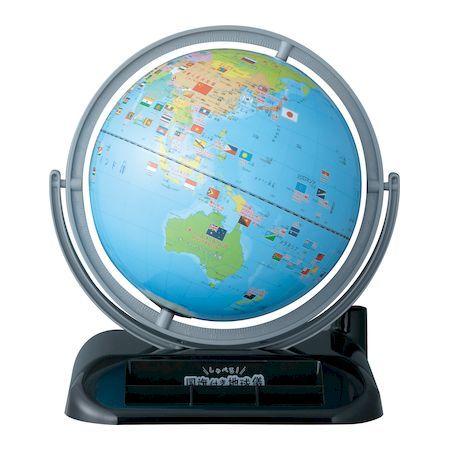 あさってつく対応 レイメイ藤井 OYV403 しゃべる国旗付地球儀 トイ