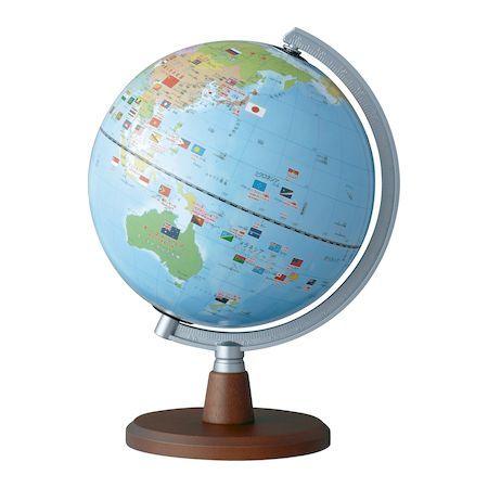 あさってつく対応 レイメイ藤井 OYV46 NEWしゃべる国旗付き地球儀S