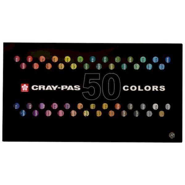 サクラクレパス VP50 【1個入】 クレパス太巻50色セット