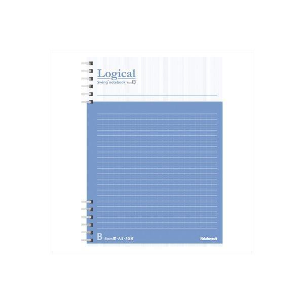 ナカバヤシ COC-NW-A501TB FSC−MXロジカルWリングメモ A5タテB罫50枚 COC...