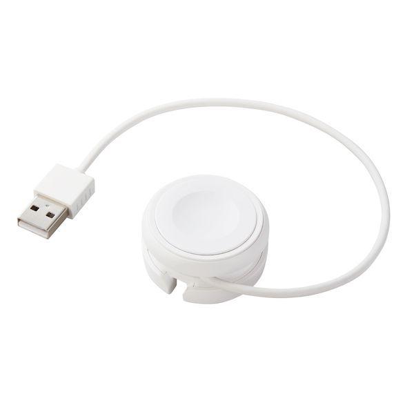 エレコム ELECOM MPA-AWMWH アップルウォッチ 充電ケーブル 巻き取りタイプ Appl...