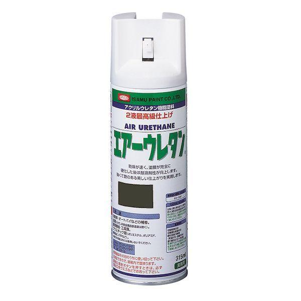 イサムエアゾール 4957945980163 エアーウレタン ブラックM315ml