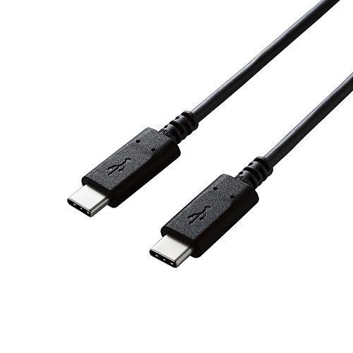 【個数：1個】U2C-CC10NBK2 直送 代引不可 エレコム USB2．0ケーブル／C−Cタイプ...