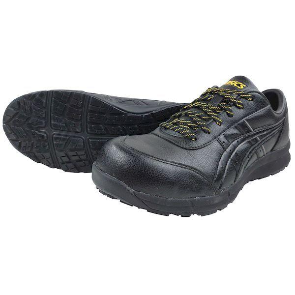 アシックス 4550330150501 静電気帯電防止靴 ウィンジョブＣＰ３０Ｅ ブラック×ブラック...