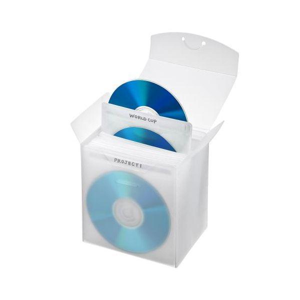 エスコ EA762EE-109 CD／DVD／BD用 不織布ケース 収納ボ EA762EE109
