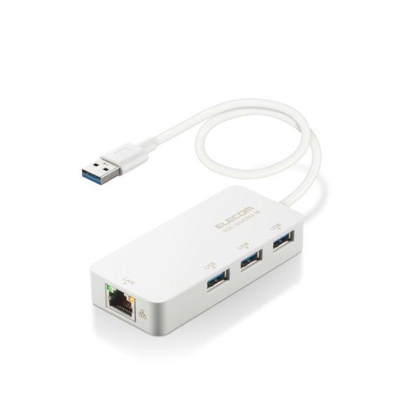 エレコム ELECOM EDC-GUA3H2-W LANアダプター 有線 タイプA Giga USB...