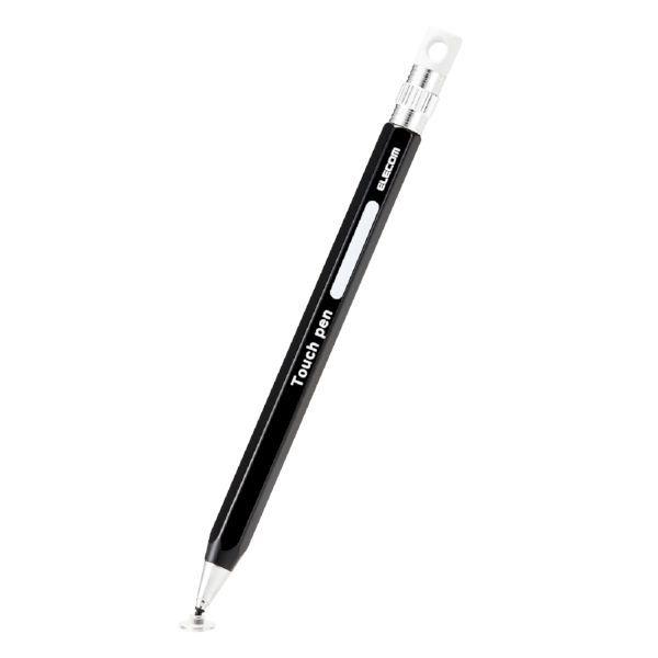 エレコム ELECOM P-TPENDEBK タッチペン スタイラスペン ディスクタイプ 六角鉛筆 ...