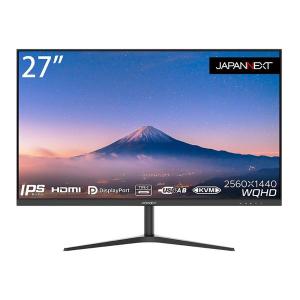 JN-IPS27WQHDR-C65W 直送 代引不可 ジャパンネクスト 27インチ ワイド液晶ディスプレイ(2560x1440/IPS/DPx1/HDMIx1/Type-C65W給電/チルト/ノングレア) JNIPS27WQ