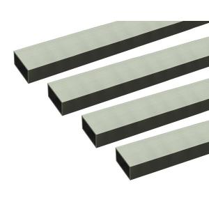 アルミ角パイプ 1m シルバー 2.0x25x60mm 3100641