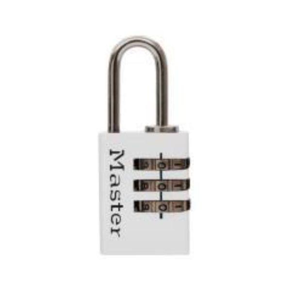 MASTER LOCK 0071649315534 620JADWHT ナンバー可変式南京錠 23m...