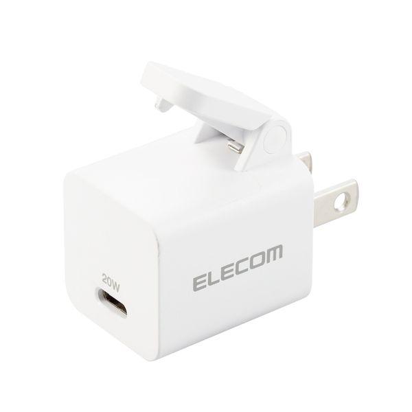 エレコム ELECOM MPA-ACCP31WH USB Type−C充電器 PD対応 20W タイ...