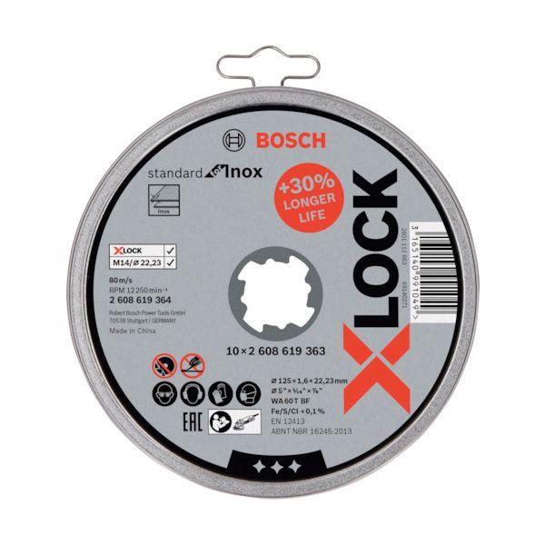 あすつく対応 「直送」 2608619364 Ｘ−ＬＯＣＫ切断砥石１２５ｘ１．６ｍｍステンレス用１０...