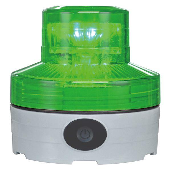 【個数：1個】日恵 VL07B-003NG 直送 代引不可 電池式LED回転灯 ニコUFO neo ...