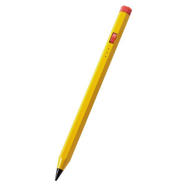ELECOM エレコム P-TPACAPEN01YL iPad用 タッチペン スタイラスペン 充電式...