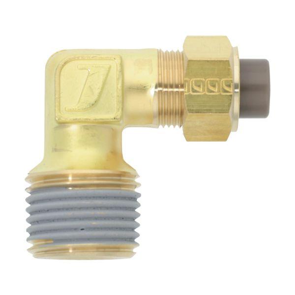 あすつく対応 「直送」 潤工社 PL-12X9-PT1/2-BS 黄銅製継手 ミリ系列 エルボ 12...