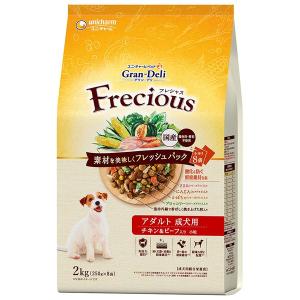 ユニ・チャーム 4520699617960 グラン・デリ フレシャス アダルト成犬用 チキン＆ビーフ入り 2kg