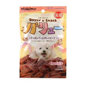 ドギーマン 4976555824940 ドギースナックバリュー つぶつぶレバ―入りカットビーフバー 80g