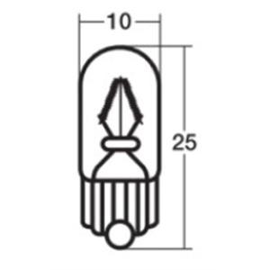 STANLEY スタンレー電気 4907894112108 【10個入】 WB125 12V3．4W？T10 W2．1X9．5d ウエッジB｜edenki