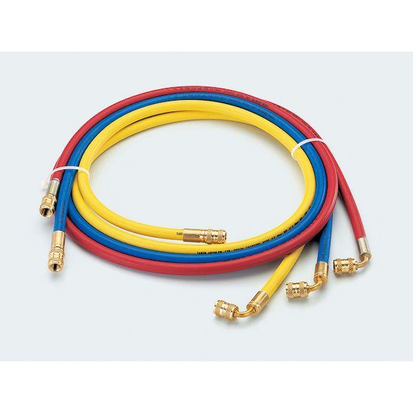 TASCO タスコ TA137H チャージホースセット R134a 100cm 片側60°