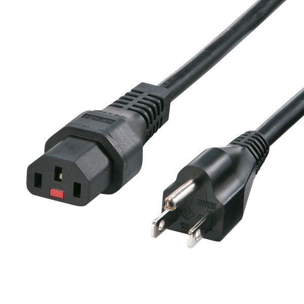 サンワサプライ APW12-515C13LK03 抜け防止ロック電源コード 3m APW12515C...