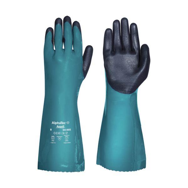 アンセル 04-005-10 耐薬品手袋 アルファテック 04−005 XLサイズ 0400510