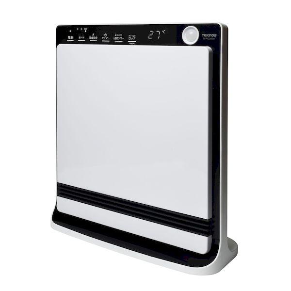在庫 テクノス TEKNOS TS-P1222(W) 人感センサー付き消臭セラミックファンヒーター ...