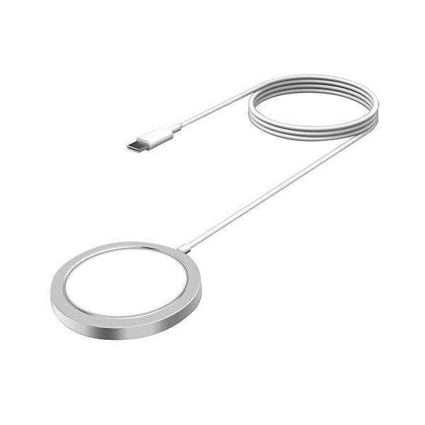 【個数：1個】HD-WCP15WH 直送 代引不可 HIDISC MagSafe対応ワイヤレス充電器...