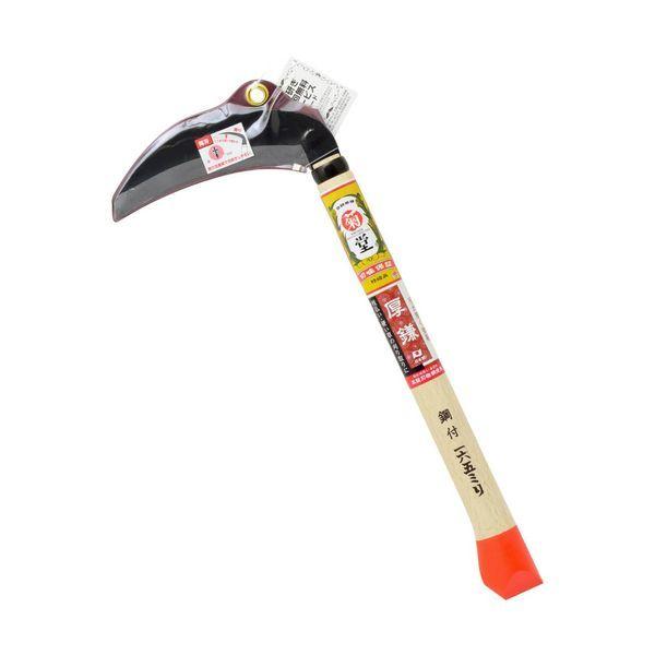 高儀 TAKAGI 2007713 菊堂 鋼付両刃厚鎌 三日月型 165mmOR柄