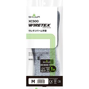 あすつく対応 「直送」 ショーワグローブ XC500-M 【60個入】 ワイヤーテックスウレタンパーム手袋 XC500M｜edenki