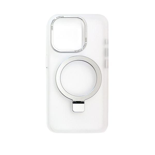 エアージェイ AC-P23P-MRS CL iPhone15Pro磁気ワイヤレス充電対応スタンドリン...