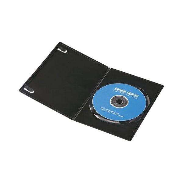 DVD-TU1-10BKNX5 直送 代引不可 5個セット 10枚×5 サンワサプライ スリムDVD...