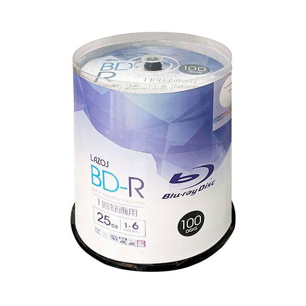 L-B100PX6 直送 代引不可 600枚セット 100枚×6セット Lazos BD−R LB1...