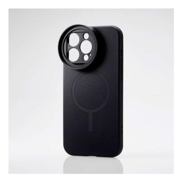 PM-A23DHVCAMPBK エレコム iPhone15 Pro Max/ハイブリッドケース/カメ...