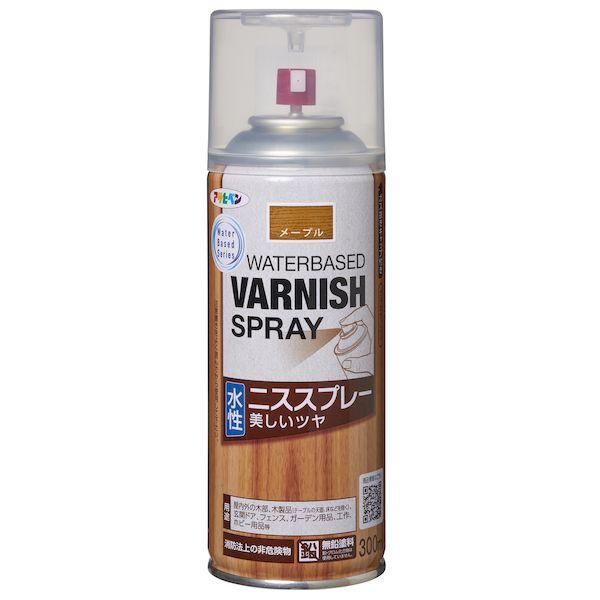 アサヒペン 4970925405968 AP 水性ニススプレー300ml メープル