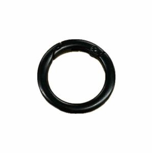 和気産業 BK-1032 丸型カラビナ　ブラック 35mm BK1032