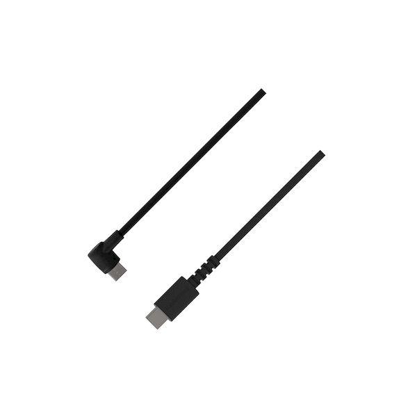 カシムラ AJ-651 USB充電＆同期ケーブル1．2m C−C BK L字 AJ651