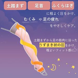 オカモト 靴下サプリ 寝ながらロングうずまいて...の詳細画像3
