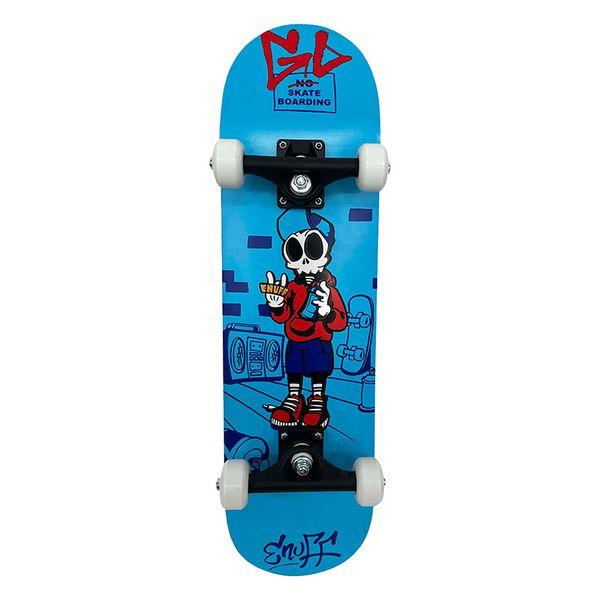 BA5694 Be Active ジュニアスケートボード 28インチ スカル