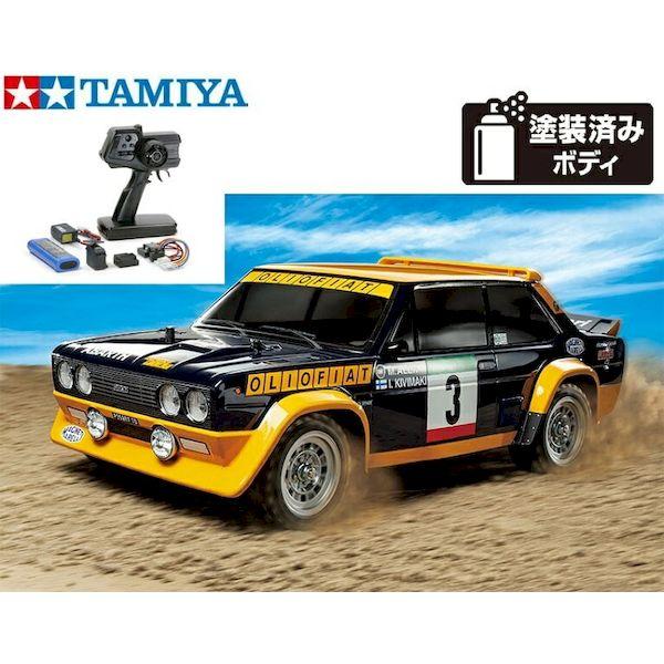 タミヤ 4950344587230 58723 1／10電動RCカー フィアット131 アバルト ラ...