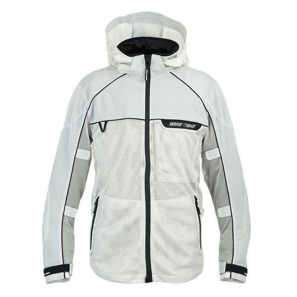 ラフアンドロード RR7352SV4 ダイレクトエアメッシュパーカーFP プラチナシルバー LL