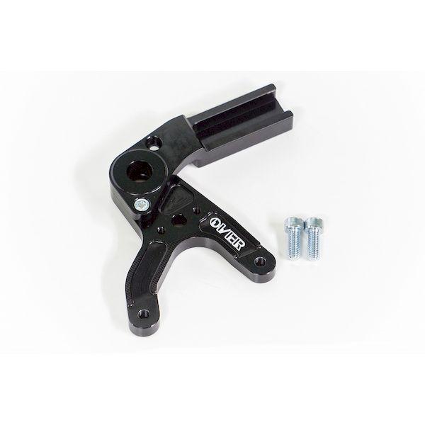 OVER Racing 83-86-21B リアキャリパーサポート ブレンボ2P用 ブラック ZX−...