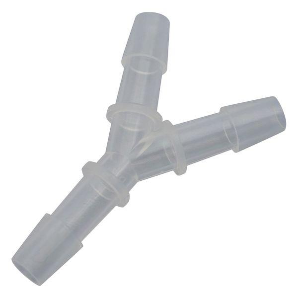 4-2747-33 チューブコネクター 軟質チューブ用 Y型同径 ID4．8−6．4 1袋 10個入...