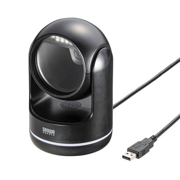 サンワサプライ BCR-2D11BK 2次元バーコードリーダー 定置式 BCR2D11BK