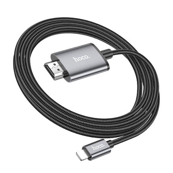 UA27-LH-BK 直送 代引不可 hoco． UA27 HDMI 変換ケーブル for iOS ...