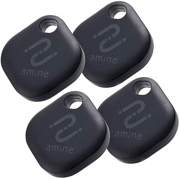 LGT-BETG1BKA4 直送 代引不可 ロジテック amine スマートタグ for iOS i...