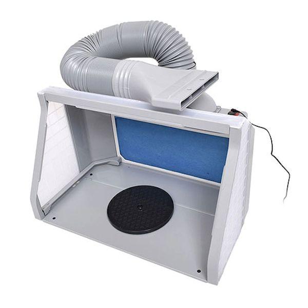 TBTD25HGY 直送 代引不可 サンコー LEDライト付パワフルファン塗装ブース デラックス L...