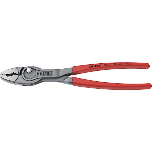 ＫＮＩＰＥＸ 8201250SB スリップジョイントプライヤー ツイングリップ プラスチックハンドル...